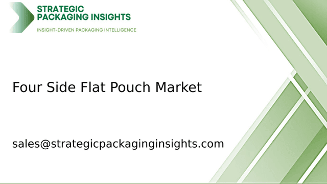 Four Side Flat Pouch Market Size, Future Growth and Forecast 2033 Four Side Flat Pouch Market Size, Future Growth and Forecast 2033