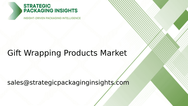 Gift Wrapping Products Market Size, Future Growth and Forecast 2033 Gift Wrapping Products Market Size, Future Growth and Forecast 2033