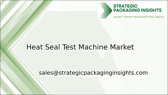 Heat Seal Test Machine Market Size, Future Growth and Forecast 2033 Heat Seal Test Machine Market Size, Future Growth and Forecast 2033