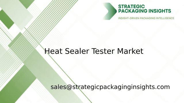 Heat Sealer Tester Market Size, Future Growth and Forecast 2033 Heat Sealer Tester Market Size, Future Growth and Forecast 2033