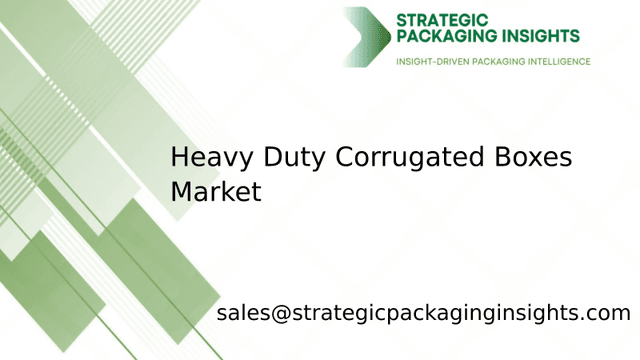 Heavy Duty Corrugated Boxes Market Size, Future Growth and Forecast 2033 Heavy Duty Corrugated Boxes Market Size, Future Growth and Forecast 2033