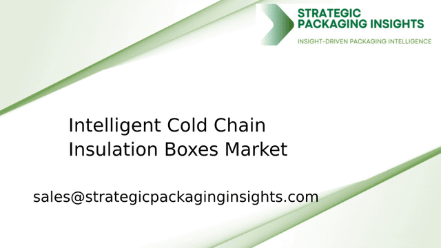 Intelligent Cold Chain Insulation Boxes Market Size, Future Growth and Forecast 2033 Intelligent Cold Chain Insulation Boxes Market Size, Future Growth and Forecast 2033