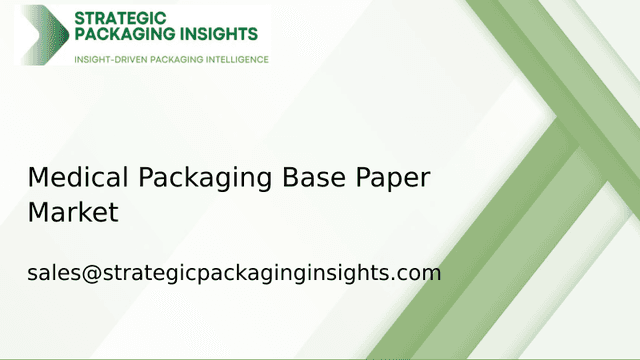 Medical Packaging Base Paper Market Size, Future Growth and Forecast 2033 Medical Packaging Base Paper Market Size, Future Growth and Forecast 2033