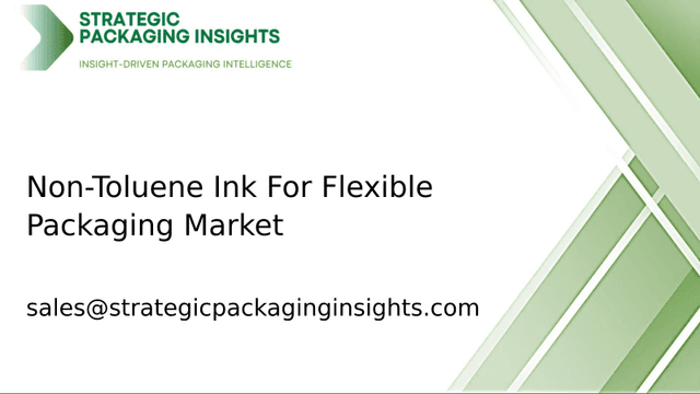 Non-Toluene Ink For Flexible Packaging Market Size, Future Growth and Forecast 2033 Non-Toluene Ink For Flexible Packaging Market Size, Future Growth and Forecast 2033