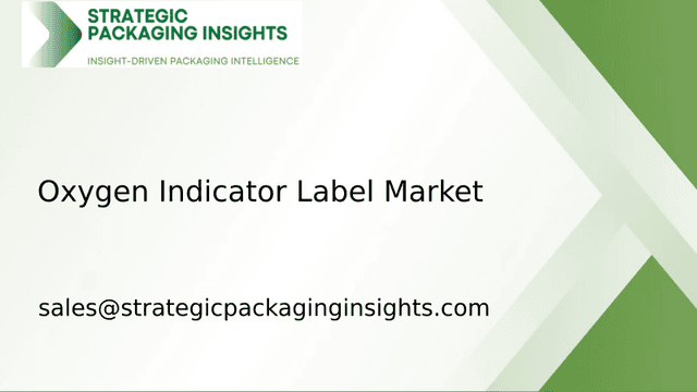 Oxygen Indicator Label Market Size, Future Growth and Forecast 2033 Oxygen Indicator Label Market Size, Future Growth and Forecast 2033