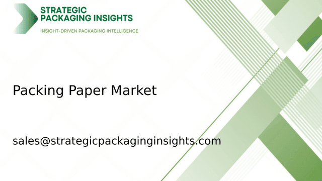 Packing Paper Market Size, Future Growth and Forecast 2033 Packing Paper Market Size, Future Growth and Forecast 2033