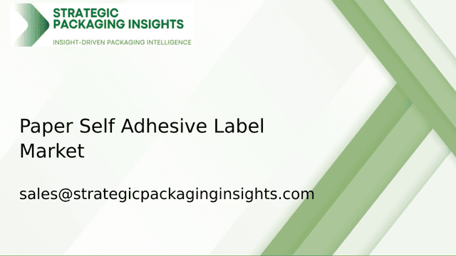 Paper Self Adhesive Label Market Size, Future Growth and Forecast 2033 Paper Self Adhesive Label Market Size, Future Growth and Forecast 2033