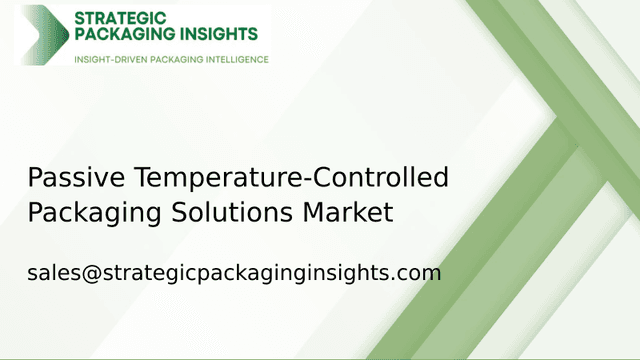 Passive Temperature-Controlled Packaging Solutions Market Size, Future Growth and Forecast 2033 Passive Temperature-Controlled Packaging Solutions Market Size, Future Growth and Forecast 2033