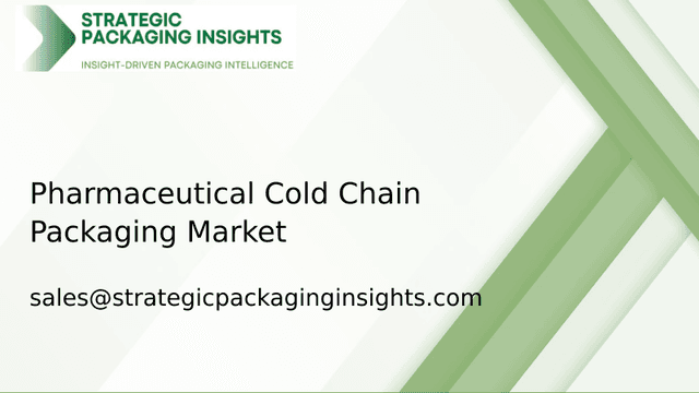 Pharmaceutical Cold Chain Packaging Market Size, Future Growth and Forecast 2033 Pharmaceutical Cold Chain Packaging Market Size, Future Growth and Forecast 2033