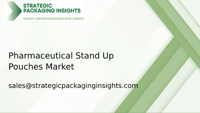 Pharmaceutical Stand Up Pouches Market Size, Future Growth and Forecast 2033 Pharmaceutical Stand Up Pouches Market Size, Future Growth and Forecast 2033