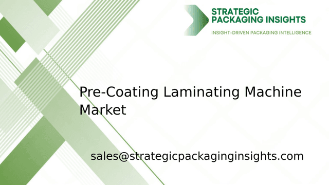 Pre-Coating Laminating Machine Market Size, Future Growth and Forecast 2033 Pre-Coating Laminating Machine Market Size, Future Growth and Forecast 2033