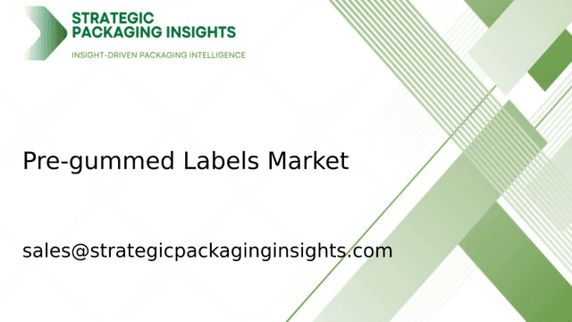 Pre-gummed Labels Market Size, Future Growth and Forecast 2033 Pre-gummed Labels Market Size, Future Growth and Forecast 2033