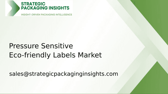 Pressure Sensitive Eco-friendly Labels Market Size, Future Growth and Forecast 2033 Pressure Sensitive Eco-friendly Labels Market Size, Future Growth and Forecast 2033