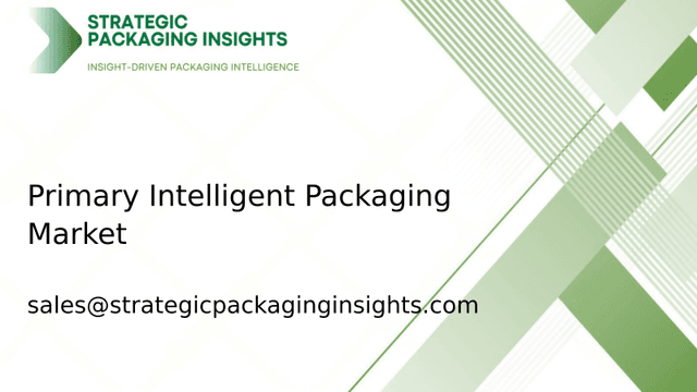 Primary Intelligent Packaging Market Size, Future Growth and Forecast 2033 Primary Intelligent Packaging Market Size, Future Growth and Forecast 2033