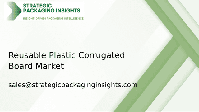 Reusable Plastic Corrugated Board Market Size, Future Growth and Forecast 2033 Reusable Plastic Corrugated Board Market Size, Future Growth and Forecast 2033