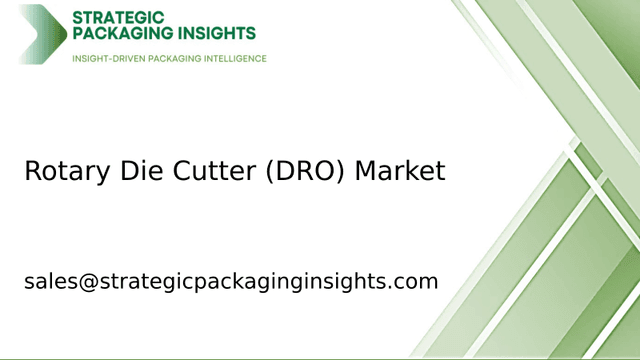 Rotary Die Cutter (DRO) Market Size, Future Growth and Forecast 2033 Rotary Die Cutter (DRO) Market Size, Future Growth and Forecast 2033