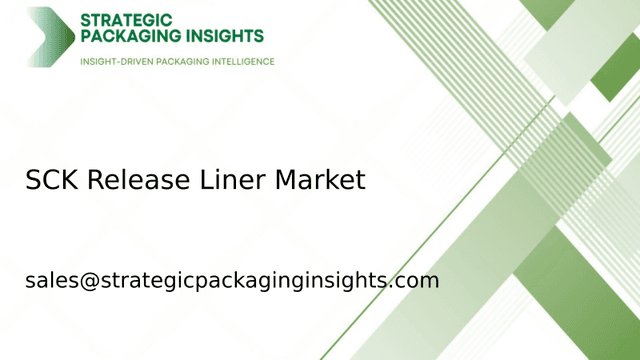 SCK Release Liner Market Size, Future Growth and Forecast 2033 SCK Release Liner Market Size, Future Growth and Forecast 2033
