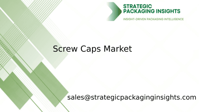Screw Caps Market Size, Future Growth and Forecast 2033 Screw Caps Market Size, Future Growth and Forecast 2033