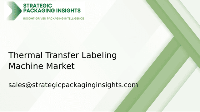 Thermal Transfer Labeling Machine Market Size, Future Growth and Forecast 2033 Thermal Transfer Labeling Machine Market Size, Future Growth and Forecast 2033