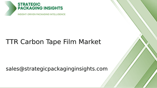TTR Carbon Tape Film Market Size, Future Growth and Forecast 2033 TTR Carbon Tape Film Market Size, Future Growth and Forecast 2033