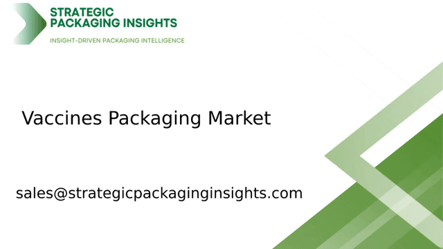 Vaccines Packaging Market Size, Future Growth and Forecast 2033 Vaccines Packaging Market Size, Future Growth and Forecast 2033