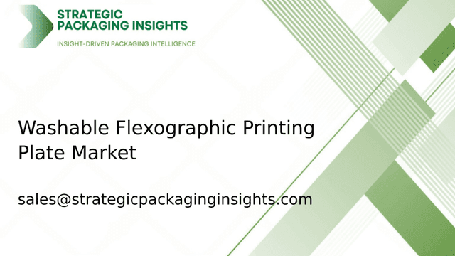 Washable Flexographic Printing Plate Market Size, Future Growth and Forecast 2033 Washable Flexographic Printing Plate Market Size, Future Growth and Forecast 2033