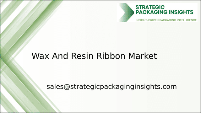 Wax And Resin Ribbon Market Size, Future Growth and Forecast 2033 Wax And Resin Ribbon Market Size, Future Growth and Forecast 2033