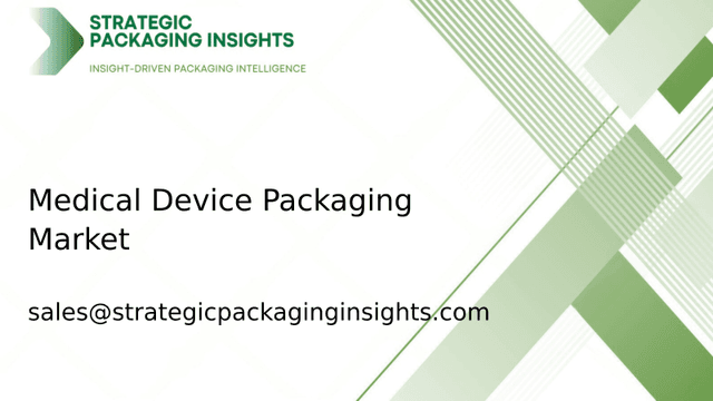 Medical Device Packaging Market Size, Future Growth and Forecast 2033 Medical Device Packaging Market Size, Future Growth and Forecast 2033