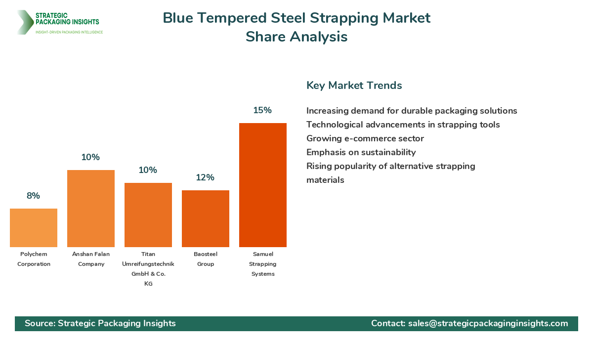 Blue Tempered Steel Strapping Market Share Analysis by Company